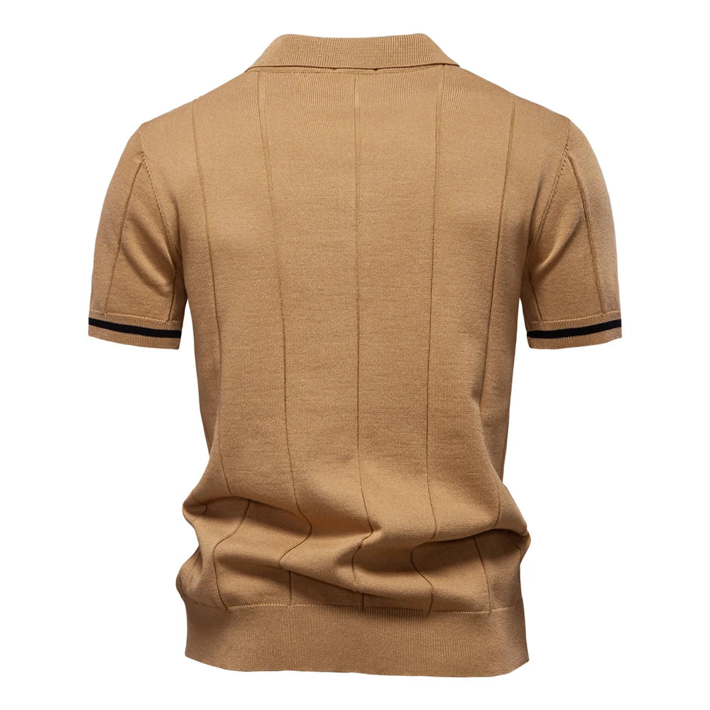 Menxclusive™ | Heren Polo Shirt Met Rits